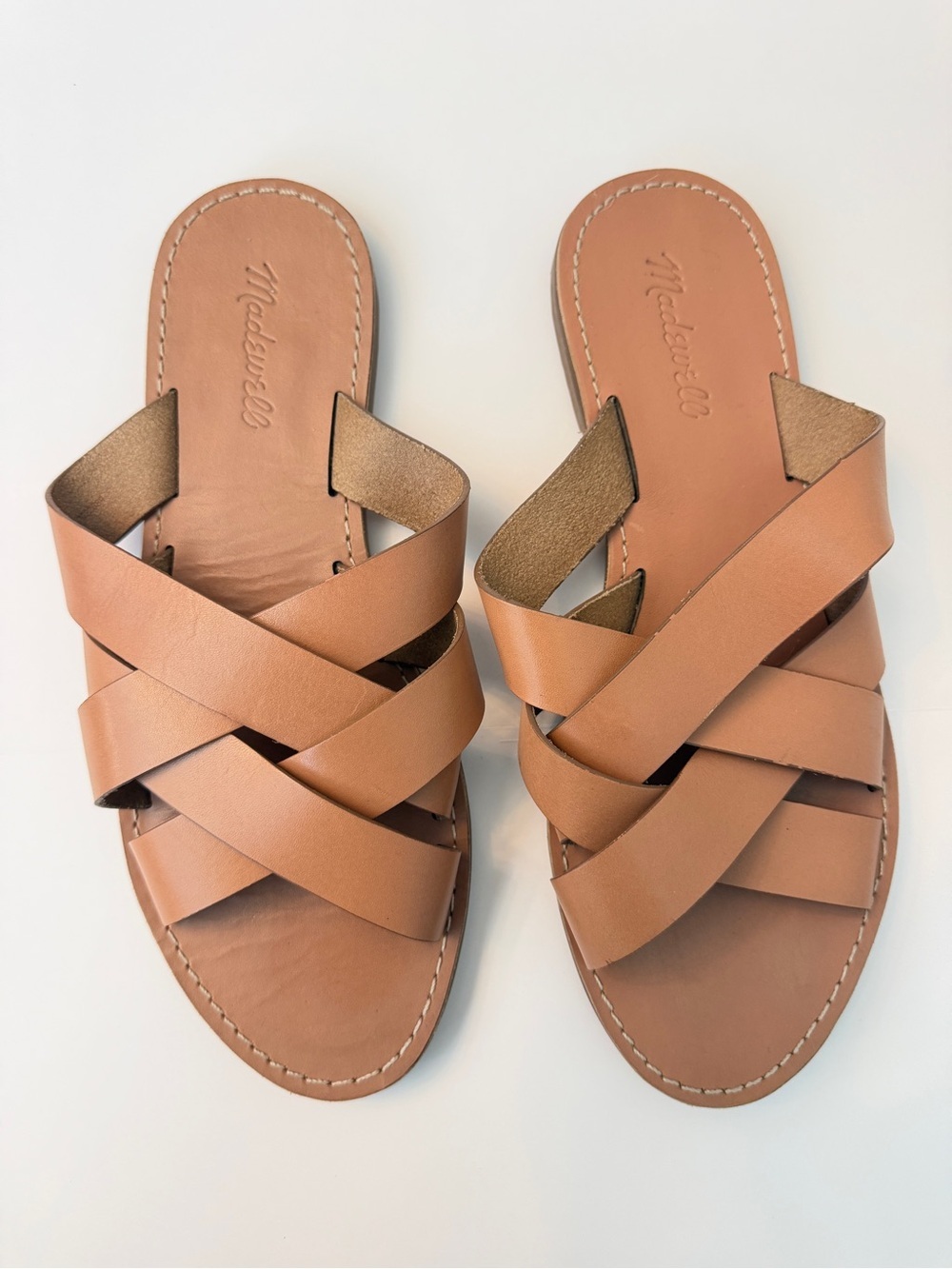 Madewell Boardwalk Woven Slide Sandal, Size 10 (fit like 9)